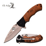 Elk Ridge G10 Metaal &amp; Hout EDC Zakmes