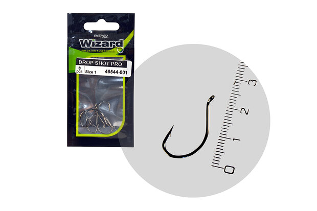 Wizard Drop Shot PRO Haken Size 4