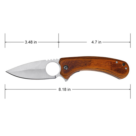 Elk Ridge  - The Shadow - Spring Assisted Zakmes - EDC | Brown