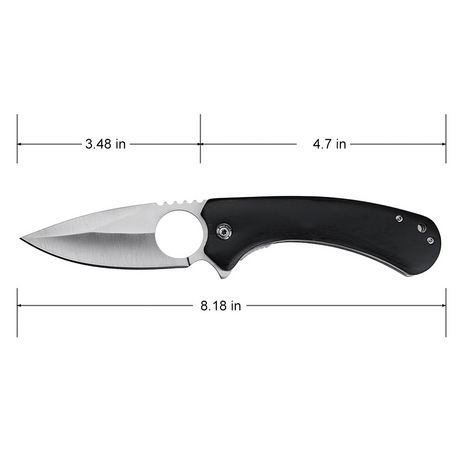 Elk Ridge  - The Shadow - Spring Assisted Zakmes - EDC | Black