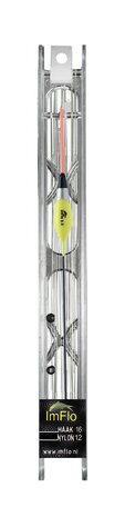 Imflo | Witvis Tuigje  | dobber 0.5 gram | Nylon 0.14 - Haak: 14