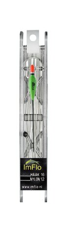 Imflo | Witvis Tuigje | dobber 0.3 gram | Nylon 0.16 - Haak: 12