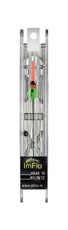 Imflo | Witvis Tuigje | dobber 0.3 gram | Nylon 0.16 - Haak: 12
