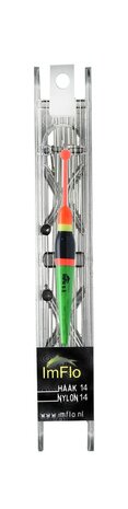 Imflo | Witvis Tuigje | dobber 0.5 gram | Nylon 0.14 - Haak: 14