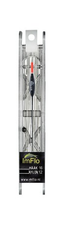 Imflo | Witvis Tuigje | dobber 0.5 gram | Nylon 0.16 - Haak: 12
