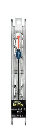 Imflo | Witvis Tuigje | dobber 0.3 gram | Nylon 0.12 - Haak: 16